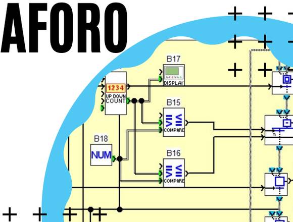 Programa AFORO Grafcet PLC M3 Soft Millenium Z001 en Montevideo (Localidad)
