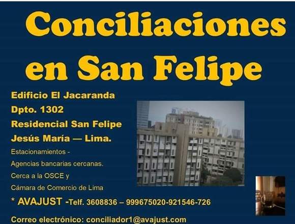 Avajust Conciliaciones en Jesús María (Lima 11) (Distrito)