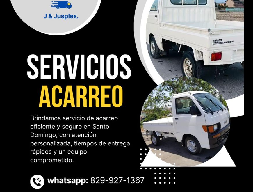 Acarreo, rápido y seguro. 🛻 en Santo Domingo Oeste (Municipio)