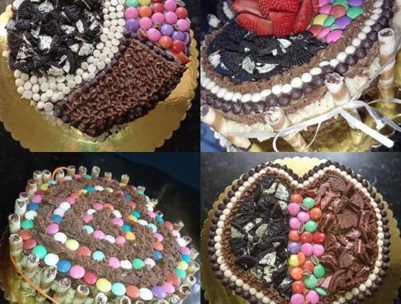 Tortas decoradas en forma de corazón en Libertador (Municipio)