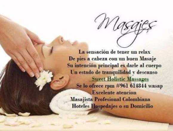 colombiana experta masajista terapeuta psicologa en José Crespo y Castillo (Distrito)