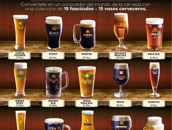 Colección Vasos Cerveceros (El Comercio)