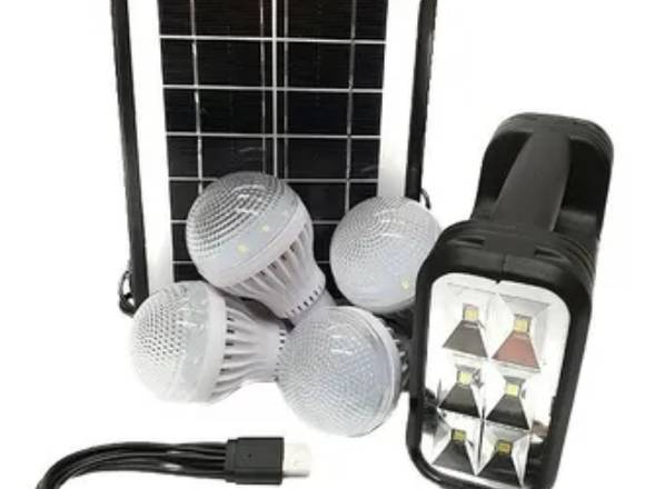 Kit de panel solar + 4 bombillos en Candelaria (Municipio)