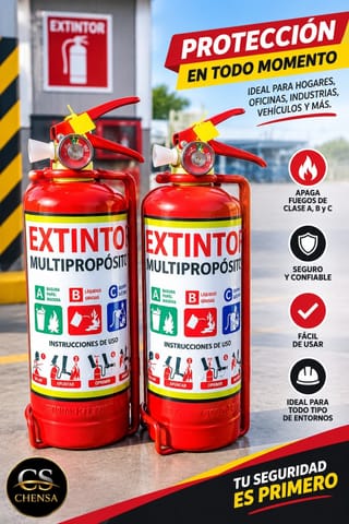 Extintores recargables nuevos de polvo químico seco ABC en Chimaltenango (Municipio)