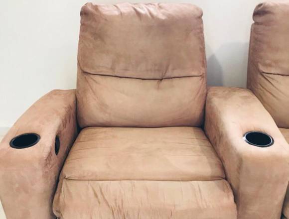 Juego de sofá reclinables (3 sillones)
