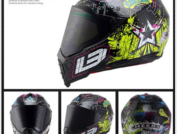 ABS Casco de la motocicleta Retro Vintage 3/4 w en Guadalajara (Municipio)