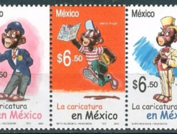 TIMBRES POSTALES MEMIN PINGUIN en Coyoacán (Municipio)