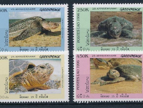 TIMBRES POSTALES TORTUGAS