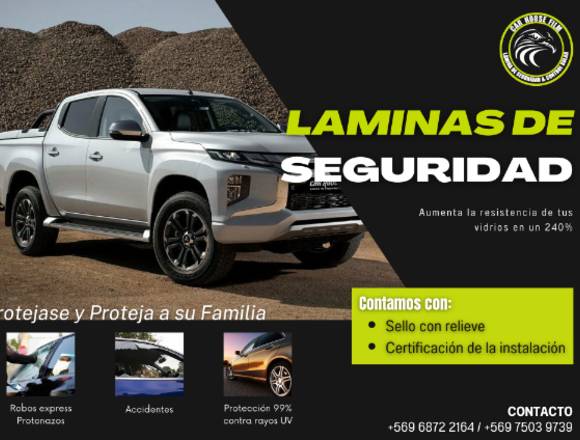 Láminas de Seguridad (4 micras) en La Cisterna (Comuna)