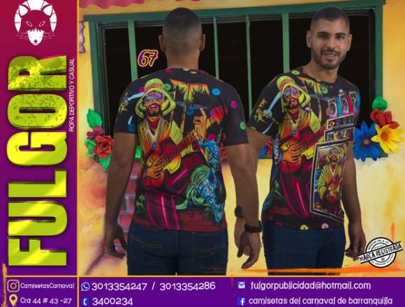 camisetas de carnaval en Barranquilla (Municipio)