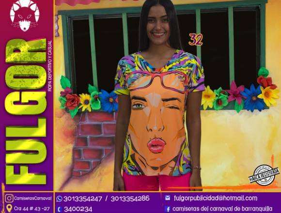 camisetas de carnaval en Barranquilla (Municipio)