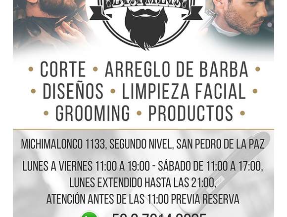 BARBERIA BRYMER BARBERSHOP en Alto Bío Bío (Comuna)