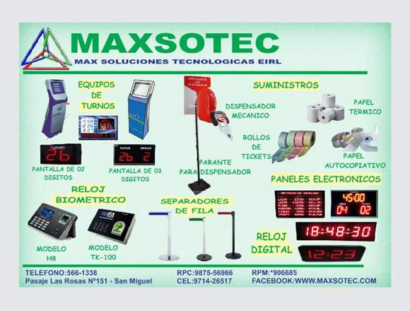 SEPARADOR DE FILAS CON CINTA RETRACTIL/MAXSOTEC