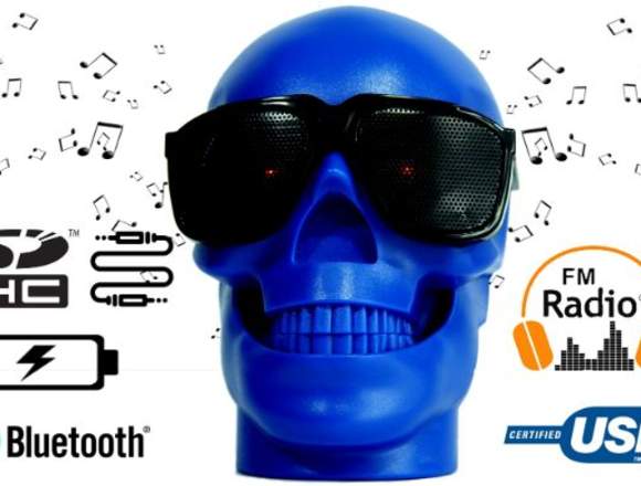 Cabeza De Cráneo Altavoz Inalámbrico Bluetooth