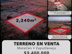 Terreno en venta en Matatlán, Jalisco