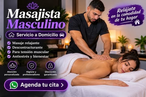 Masajista Masculino Profesional