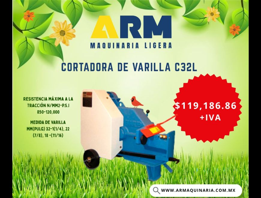 EN OFERTA: CORTADORA DE VARILLA C32L