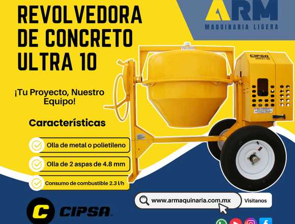REVOLVEDORA DE CONCRETO ULTRA 10 en Benito Juárez (Municipio)