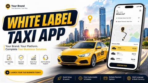 Launch Your Taxi Business with a White Label Taxi App in San Francisco (Locality)