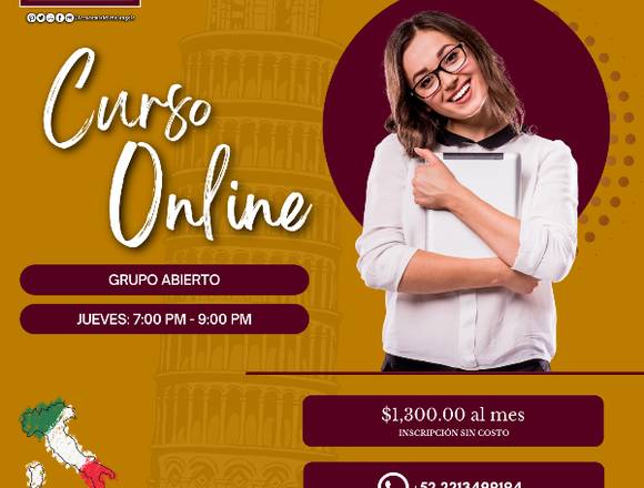 Curso de italiano Online en Puebla (Municipio)