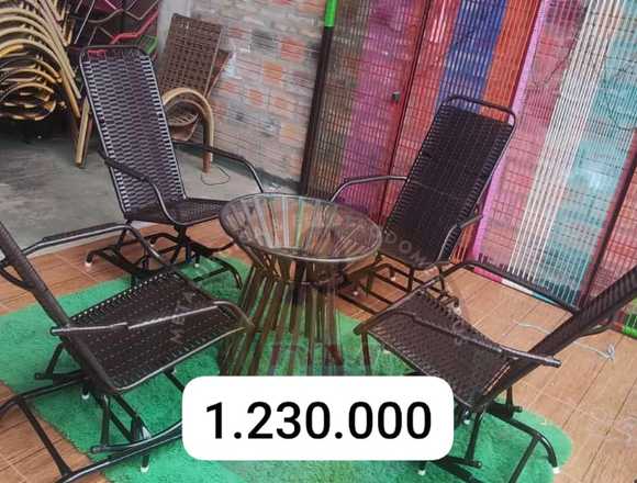 Juegos de sillas cable y sillas de ratan en Luque (Distrito)