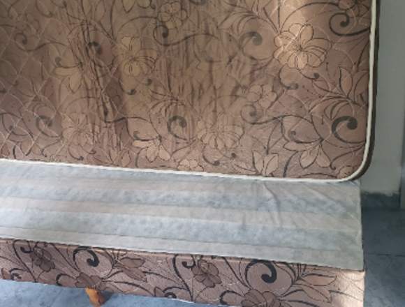 ¡OFERTA! mueble guarda ropa + somier de 1 plaza