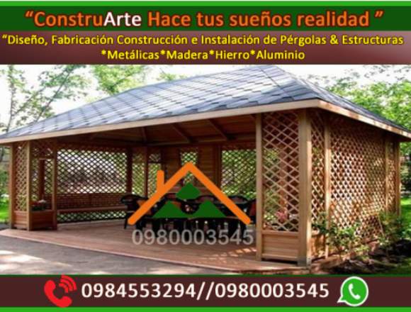 ConstruArte,PErgolas,Estructuras,metal,metalicas