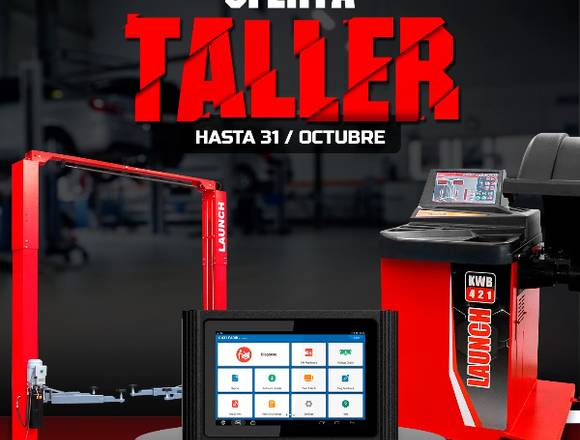 Equipos para Taller en OFERTA hasta este 31/Oct. en Santa Cruz (Localidad)