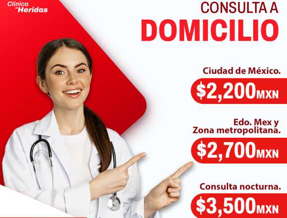 Atención médica para heridas, sin salir de casa