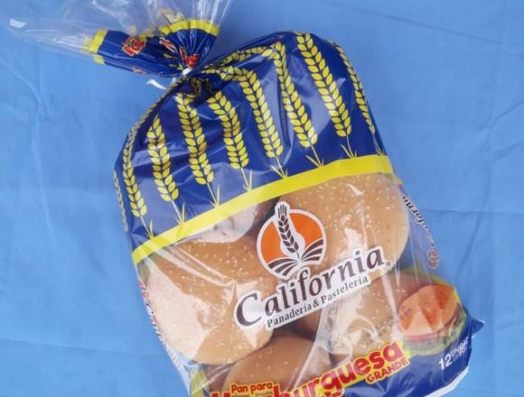 Venta de pan de Hamburguesa y Hotdog "California"