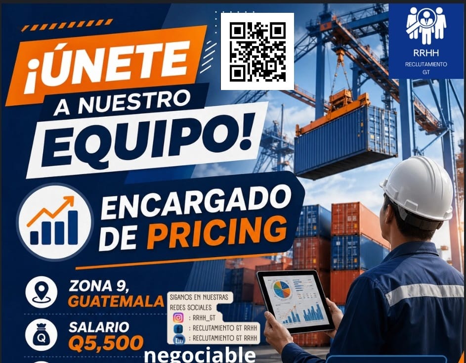 Asistente de Importaciones logística preicing guateZ9 en Ciudad de Guatemala (Municipio)