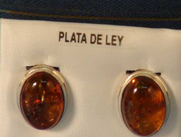 Pendientes de mujer de plata y ámbar en Vila-Real (Municipio)