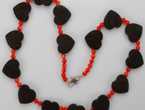 Collar para mujer de nácar y lava en Vila-Real (Municipio)