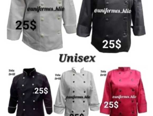 Chaqueta de Chef Drill Manga larga hasta TXL. en Libertador (Municipio)