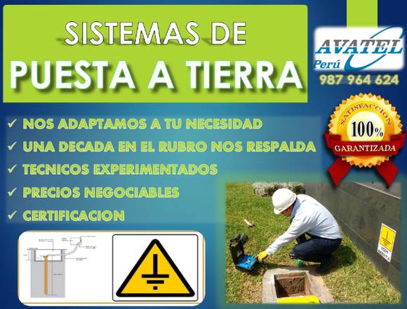 POZOS A TIERRA - (Construcción - mantenimiento) en Lima (Lima 1) (Distrito)