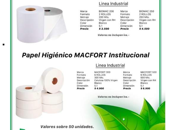 Papeles Industriales en Santiago (Comuna)