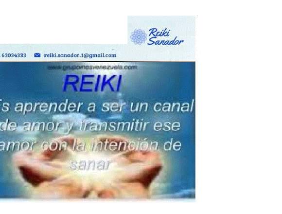 Sanación con terapia de REIKI
