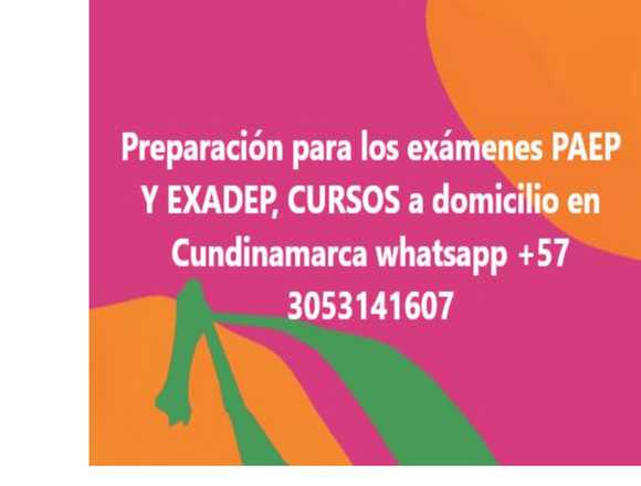 Cursos de Preparación para exámenes PAEPy EXADEP
