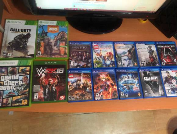 Juegos de PS4, PS3, Xbox, Wii