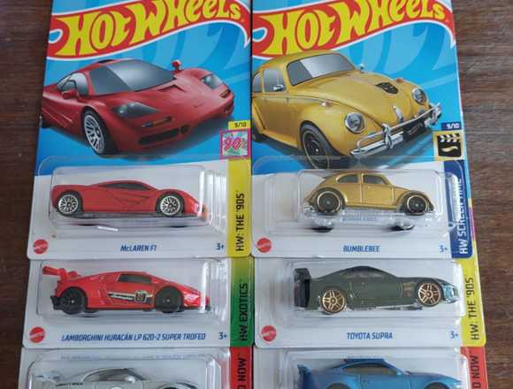 Hot Wheels Lote de 6 Autos en Curicó (Comuna)