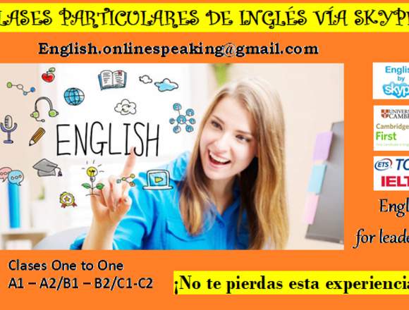 “Clases de Inglés vía Skype” - Soy profesional