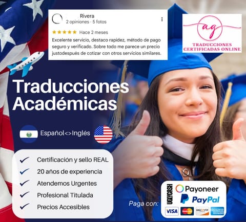 TRADUCCIONES ACADÉMICAS
