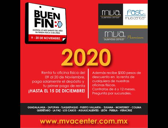 Oficinas con promoción del buen fin