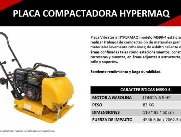 Maquinarias-Placa Compactadora Hypermaq en Puebla (Municipio)