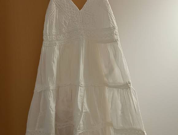 Vestido blanco ibicenco