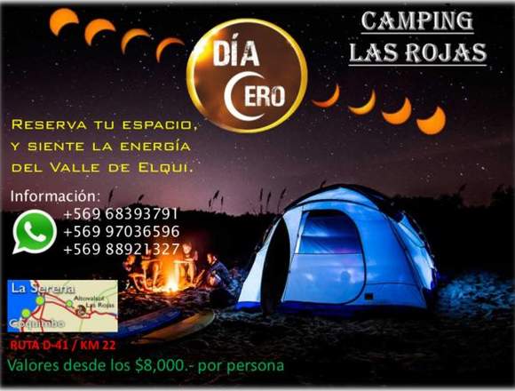 Valle de Elqui Eclipse Solar Camping las Rojas en Vicuña (Comuna)