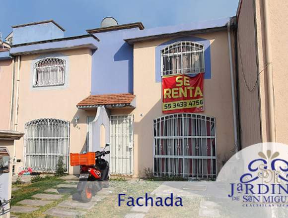 Rente Casa con Seguridad las 24 horas. C. Izcalli en Cuautitlán Izcalli (Municipio)