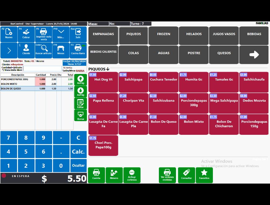 Software para restaurantes y discotecas en Guayaquil (Cantón)