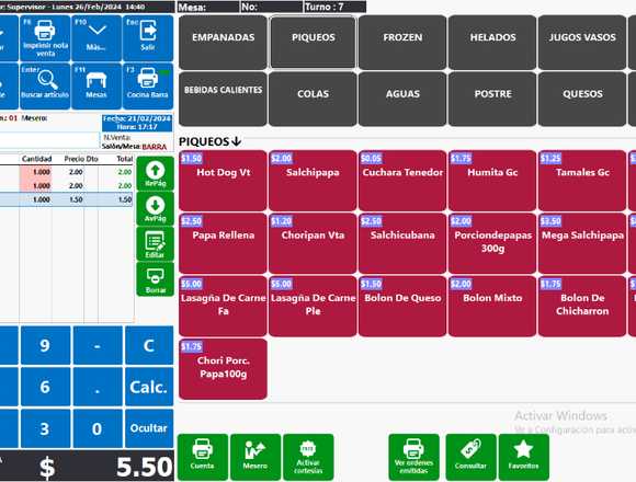 Software para restaurantes y discotecas en Guayaquil (Cantón)