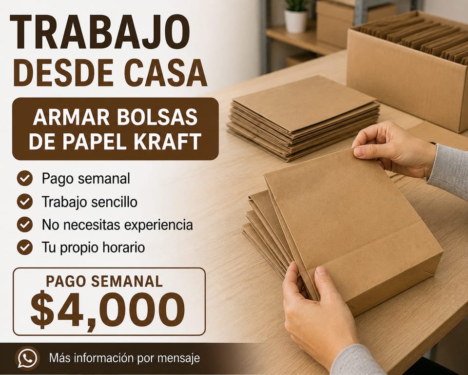 ARMA BOLSA DE PAPEL DESDE CASA en Iztapalapa (Municipio)